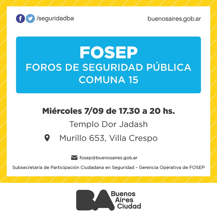 FOSEP COMUNA 15